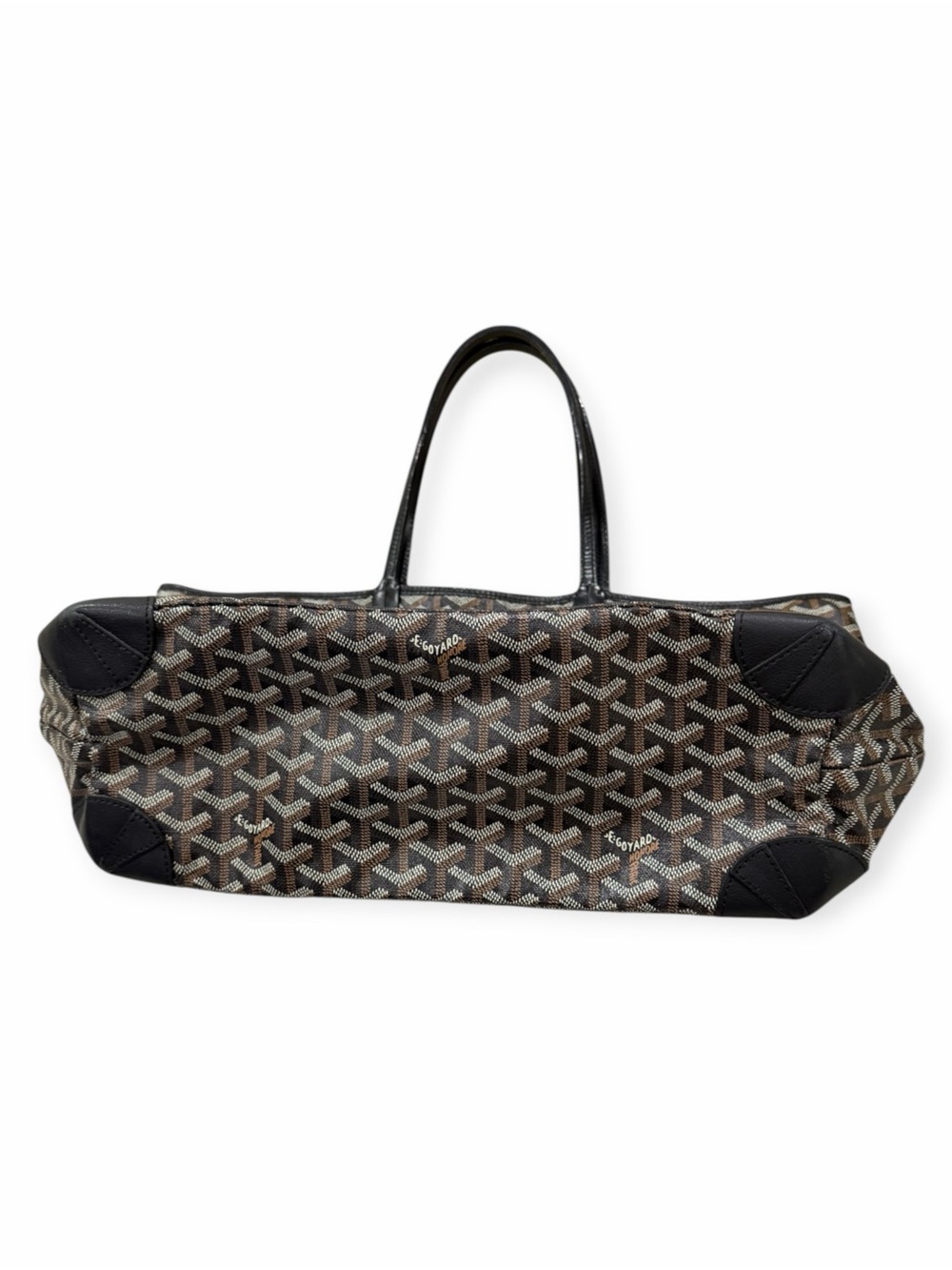Goyard Saint Louis Tote PM – Black/Brown Goyardine Canvas - Picture 7 of 16